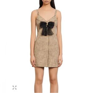 Sandro twill dress medium